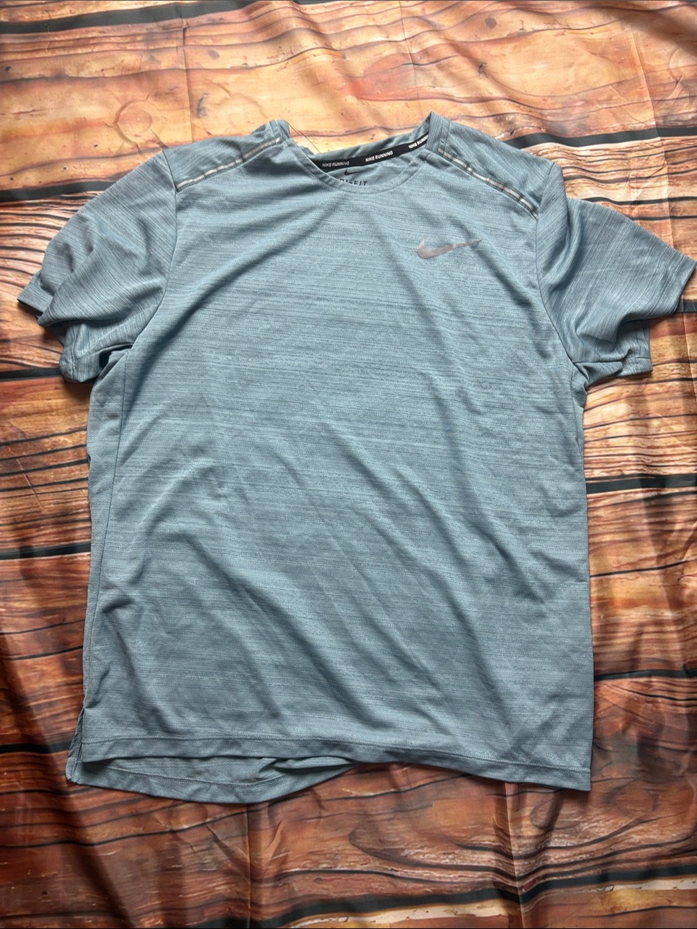 Nike Men’s Short-Sleeve Training Tee in Slate Blue
